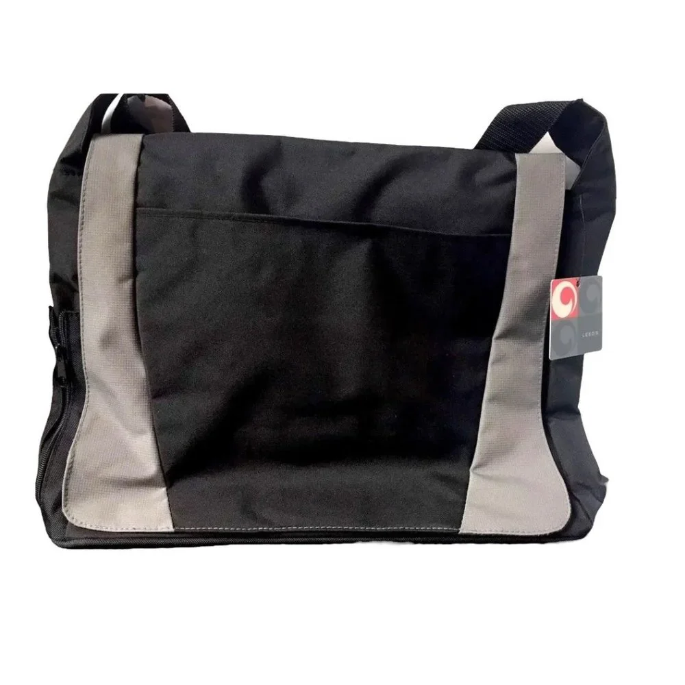 Leeds Messenger Computer Bag for Laptop Briefcase Canvas Case Bag NWT